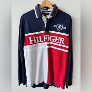 Tommy Hilfiger Rugby Polo Shirt Size Medium